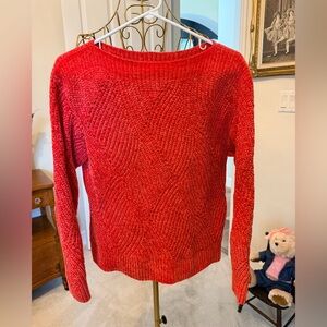 NWOT Tommy Bahama Red / Coral Crew Neck Sweater.